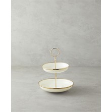 Home Petite Emaye Katlı Servis 14 x 16  cm  Krem