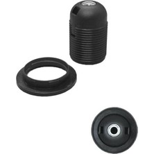 Mcreative Dişli Duy Siyah E27