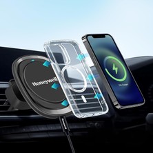 Zest Magsafe Telefon Montajlı Araç Şarj Cihazı, iPhone 15 Serisi (Iphone 15 Pro ve iPhone 15 Plus), C Tipi Giriş, 15W'A Kadar Toplam Çıkış Dahil iPhone 12 ve Üzeri Için Ultra Hızlı Şarj Ile.