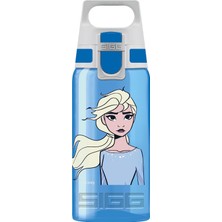 Mcreative - Viva One  Buz Kraliçesi Elsa Içecek Şişesi, Sızdırmaz, Bulaşık Makinesinde Yıkanabilir, Bpa Içermez, Spor, Mavi, 0,5 L