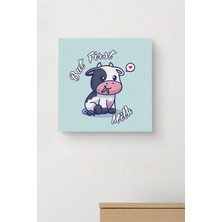 Mcreative But First Milk | Bebek Odasına Özel Kanvas 25 x 25 cm Ölçüsündedir.