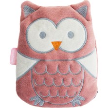 Mcreative Kiraz Çekirdekli Baykuş Kadife Gaz Yastığı (Gül Kurusu)