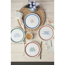 Keramika Motto Stackable Pasta Tabağı 21 cm 4 Adet  22645-22731-35-36