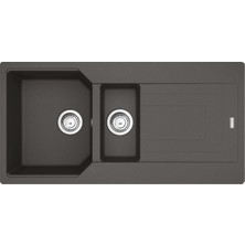 Franke Urban Ubg 651-100 1,5 Gözlü Granit Slate Grey Eviye