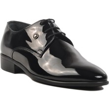 Walkway Pierre Cardin 7030 M Siyah Rugan Deri Erkek Klasik Ayakkabı