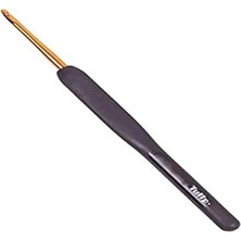 T15-400E Mind Yumuşak Saplı Yün Tığ, Kahverengi, 2.5 mm x 14  cm