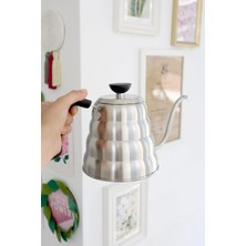 Emir Eq Quality Kahve ve Çay Demleme İbriği Barista Kettle Paslanmaz Çelik (1200 ML)