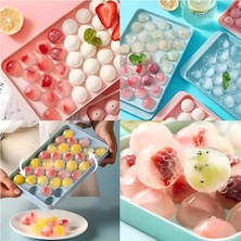 Mcreative Adet Buz Kalıbı 33 Bölmeli Küre Buzluk Yuvarlak Buz Kalıbı Küre Buz