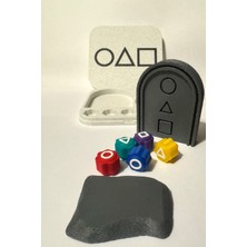 Squid Game Kumlu 5 Taş ( Beş Taş ) ve Uçan Taş Devirme Flying Stone Kutulu Set