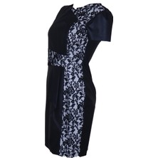 Silver Moon Casual Dantel Detaylı Likralı Elbise