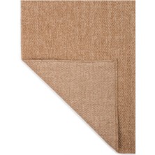 SRZ-0503 Jüt Tabanlı Hasır Dokuma Örme Bohem Antialerjik Halı Kilim Balık Sırtı