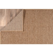 Saraz Halı Srz-0465 Jüt Tabanlı Hasır Kaymaz Dokuma Örme Bohem Antialerjik Halı Kilim Salon Halısı
