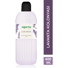 Agarta Pet Şişe 80 Derece Lavanta Kolonya 400 ml