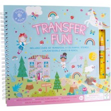 Floss & Rock Transfer Fun Aktivite Kitabı / Rainbow Fairy