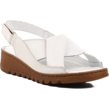 Walkway Voyager Z265 Z Beyaz Hakiki Deri Kadın Günlük Ayakkabı