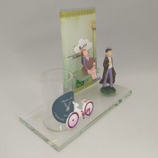 Big Trend Store Romantik Kadın ve Erkek Mini Çiçeklik Dekoratif Biblo