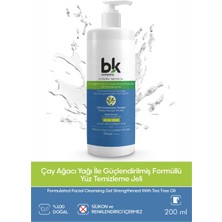 Bk Company Çay Ağacı Özlü Yüz Temizleme Jeli Güçlendirilmiş Doğal Arındırıcı - 200 ml