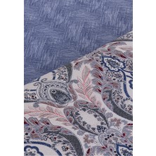 Evim  soren Çift Kişilik Pike Takımı 200 x 230  cm  Morella  Lacivert Pembe