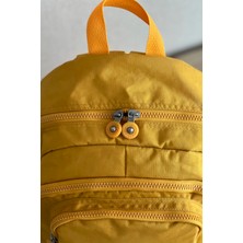 Nemo Bags Sarı Orta Boy Okul Çantası Laptop ve Seyahat Sırt Çantası Su Geçirmez Ayıcık Anahtarlık Hediyeli