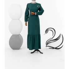 Letafet 3018 Elbise - Zümrüt