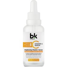 Bk Company C Vitamini Parlak Süper Aydınlatıcı Ton Eşitleyici Serum 30ml (%3,5 Vitamin C,Niacinamide, Zinc Pca)