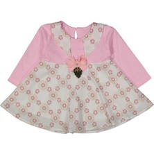 Kız 9/18 Ay Yakalı Krep Elbise