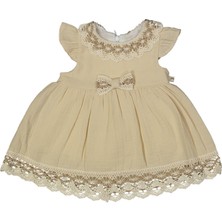 Kız 6/24 Ay Müslin Dantelli Elbise