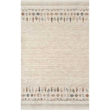 Royal Halı Armonika YT03A Sıcak Renk Geçişli Etnik Desenli Yumuşak Dokulu Makine Halısı