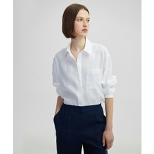 İpekyol Gizli Patlı Keten Gömlek IS1250025236002