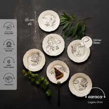 Karaca Face 6 Kişilik Pasta Takımı