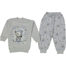 Unısex 9/18 Ay Love Dream Ayılı Pijama