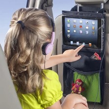 Araba Arka Koltuk Düzenleyici Araç Tablet Telefon Tutucu Çok Cepli Dayanıklı Bebek Çocuk Oto Organizer