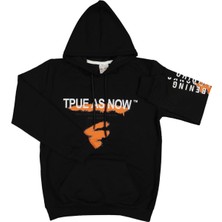 Erkek 9/12 Yaş Tpue Baskılı Kapşonlu Sweat