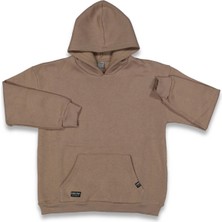 Unısex 13/16 Yaş Kanguru Cepli Kapşonlu 3 Ip Sweat