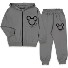 Erkek 2/5 Yaş 2ip Süzene Fare Nakışlı Eşofman Takı