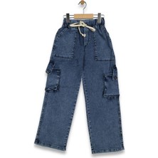 Erkek 6/10 Yaş Apoletli Kot Pantolon