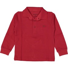 Erkek 10/13 Yaş Nakışlı Lacoste Yakalı Sweat