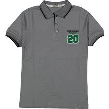 Erkek 9/12 Yaş Polo Yaka 20 Nakışlı Tişört