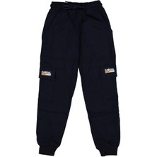 Erkek 5/8 Yaş Kargo Cep Kapak Baskılı Tek Alt