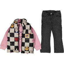 Kız 4/6 Yaş Bonn Şişme Yelekli Takım