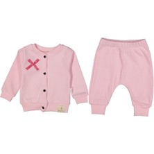 Kız 9/24 Ay Fiyonklu Ribana 2'li Hırka Takım