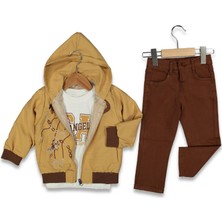 Erkek 2/5 Yaş At ve Nal Nakışlı Ceketli Takım