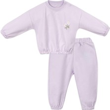 Kız 6/18 Ay Papatya Nakışlı 2li Takım