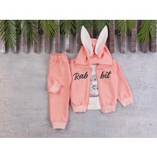Kız 9/36 Ay Kulaklı Kapşonlu Rabbit Tkm
