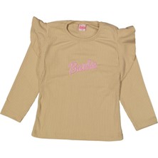 Kız 9/12 Yaş Omuz Fırfırlı Nakışlı Badi