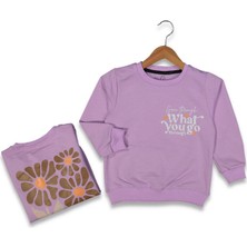 Kız 5/8 Yaş What You Go Baskılı Sweat