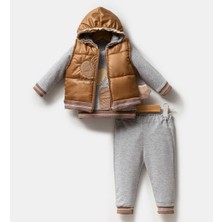 Kız 6/18 Ay Şişme Yelekli 3 Lü Takım