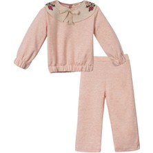 Kız 3/6 Yaş Ezas Çiçekli Bağlama Yakalı Özgün Tkm