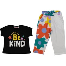 Kız 2/5 Yaş Be Kınd Baskılı Takım