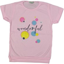 Kız 7/10 Yaş Wonderful Baskılı Badi